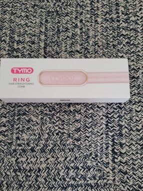 Tymo Ring Hair Straightening Comb — Pink